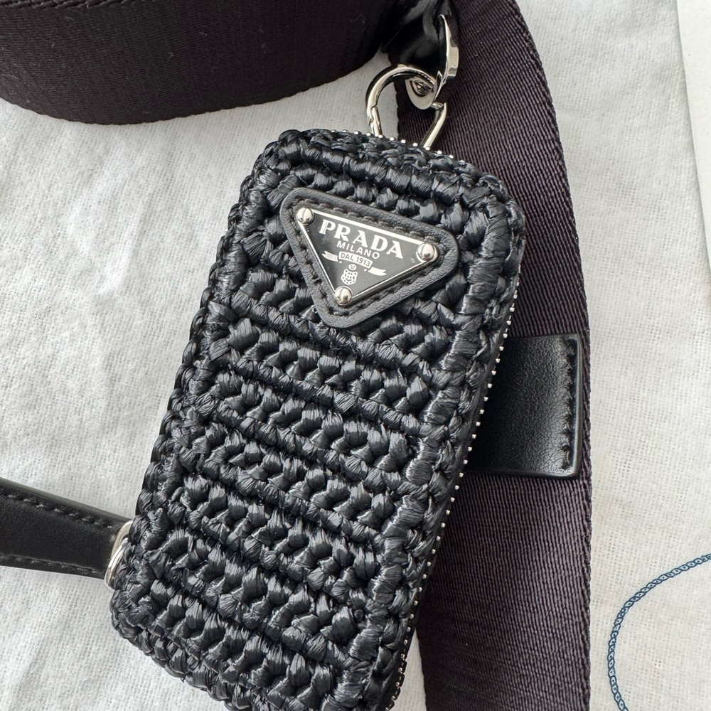 New Release Prada triangle crochet bag NWOT - Picture 2 of 11